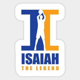 Isaiah Custom Player Basketball Your Name The Legend Sticker
